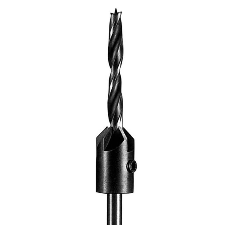 Bosch Professional Zubehör Holzspiralbohrer mit 90°-Senker, 6 mm, 16 mm (6 mm) (2608596393)