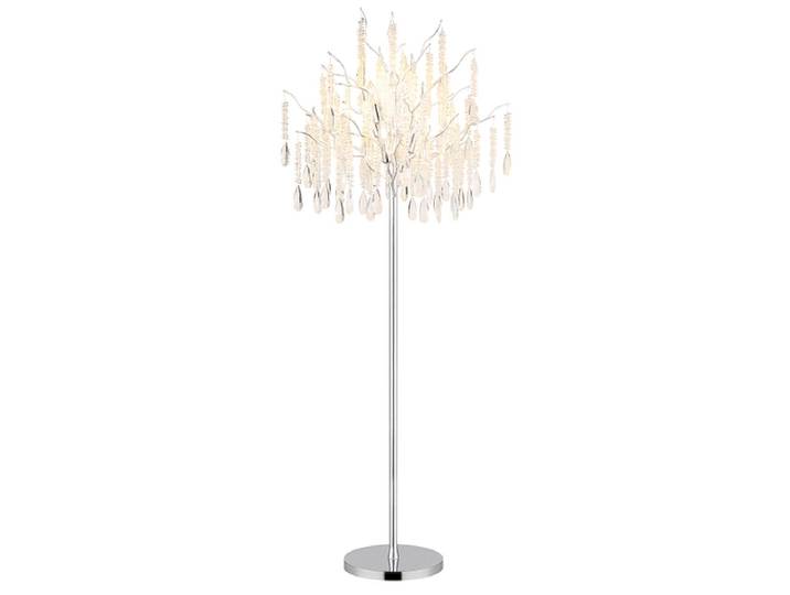 Stehlampe KINGA 165cm 40W silberfarben