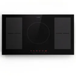 Delicatessa 90 Hybrid Prime Einbaukochfeld Induktion 5 Zonen 7200W Autark Schwarz