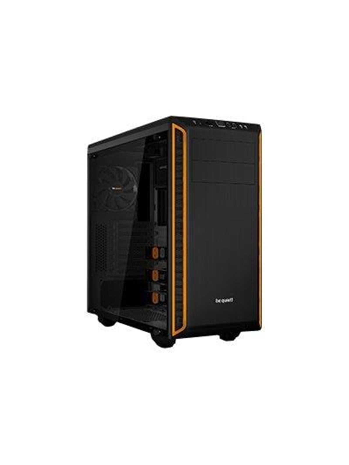 be quiet! Pure Base 600 TG - Black&Orange - Gehäuse - Miditower - Orange