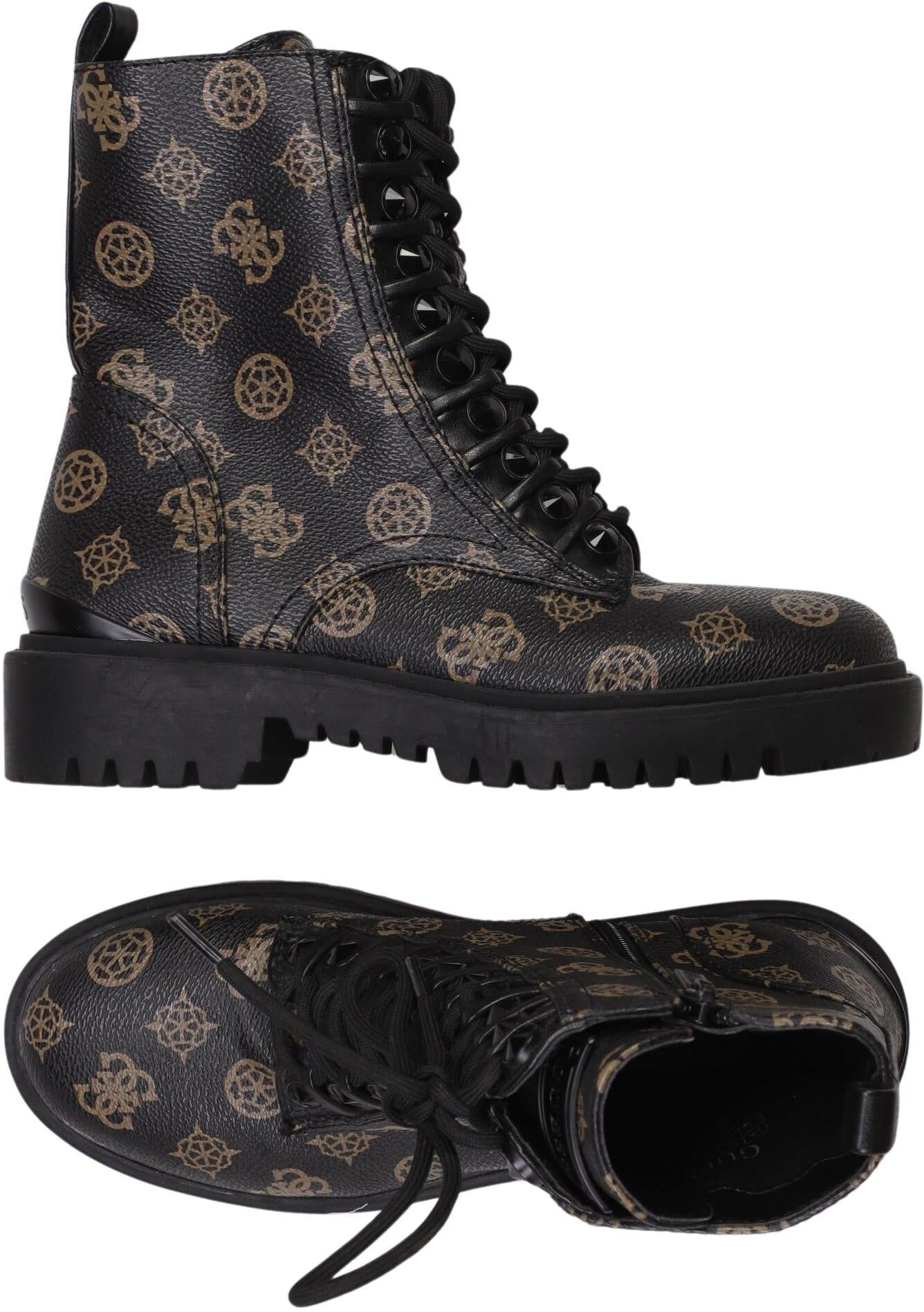 Guess Damen Stiefel, Mehrfarbig, Gr. EU 36, Kunstleder - Second Hand