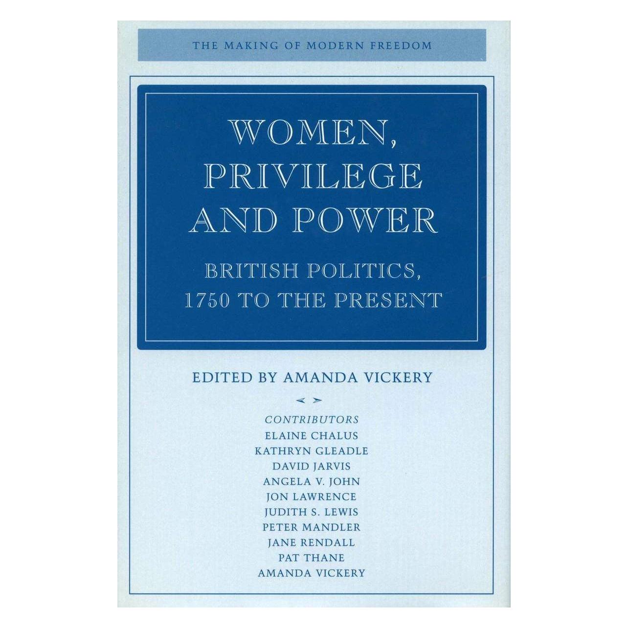 Stanford Univ Pr Women, Privilege, and Power (Englisch, Hardcover, Amanda Vickery) (42035046)
