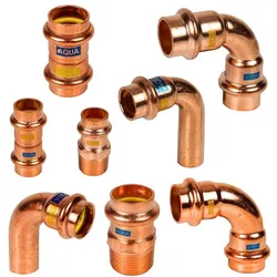 Sanpro, Rohrverbindungstechnik, 80 tlg. Starter-Paket Pressfitting Kupfer, DVGW zertifiziert (Pressverbindung)