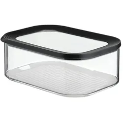 Mepal Kühlschrankdose  Modula ¦ transparent/klar ¦ Kunststoff ¦ Maße (cm): B: 16 H: 8,6