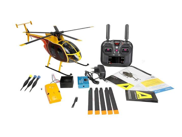 Amewi RC-Helikopter Amewi MD500 Pro GPS Hawaii RC Helikopter RTF