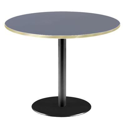 RestooTab - Tisch Rome XL Ø110cm blu fes fenix kanten messingfarben