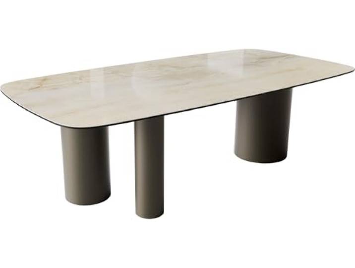 DELIFE Esszimmertisch Edge Boot Keramik Iris FMG Onice ORO 240x120