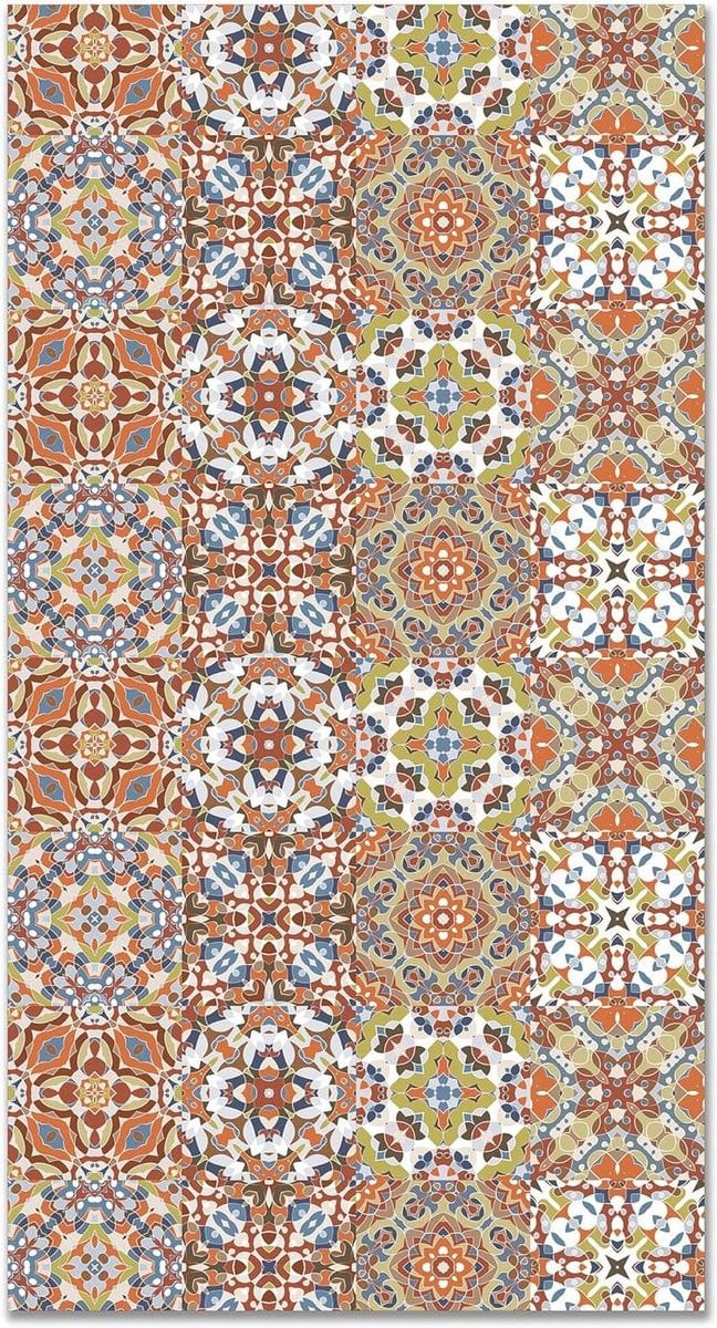Scandinavian Vinyl Keukenmat en Vloerkleed met Antislip - Breedte: 120 cm, Lengte: 170 cm