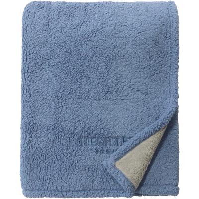 Wohndecke HECHTER PARIS "0238003", blau, B:150cm L:200cm, Polyester, Wohndecken, Wohndecke, Sherpa Wohndecke, Kuscheldecke, superweich, bequem, wohlig warm