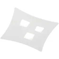 Gea Luce Isotta Deckenleuchte 3x GX53 Weiß - Metall 40x44 cm, modernes Design, max. 3x8W, IP20, ohne Leuchtmittel
