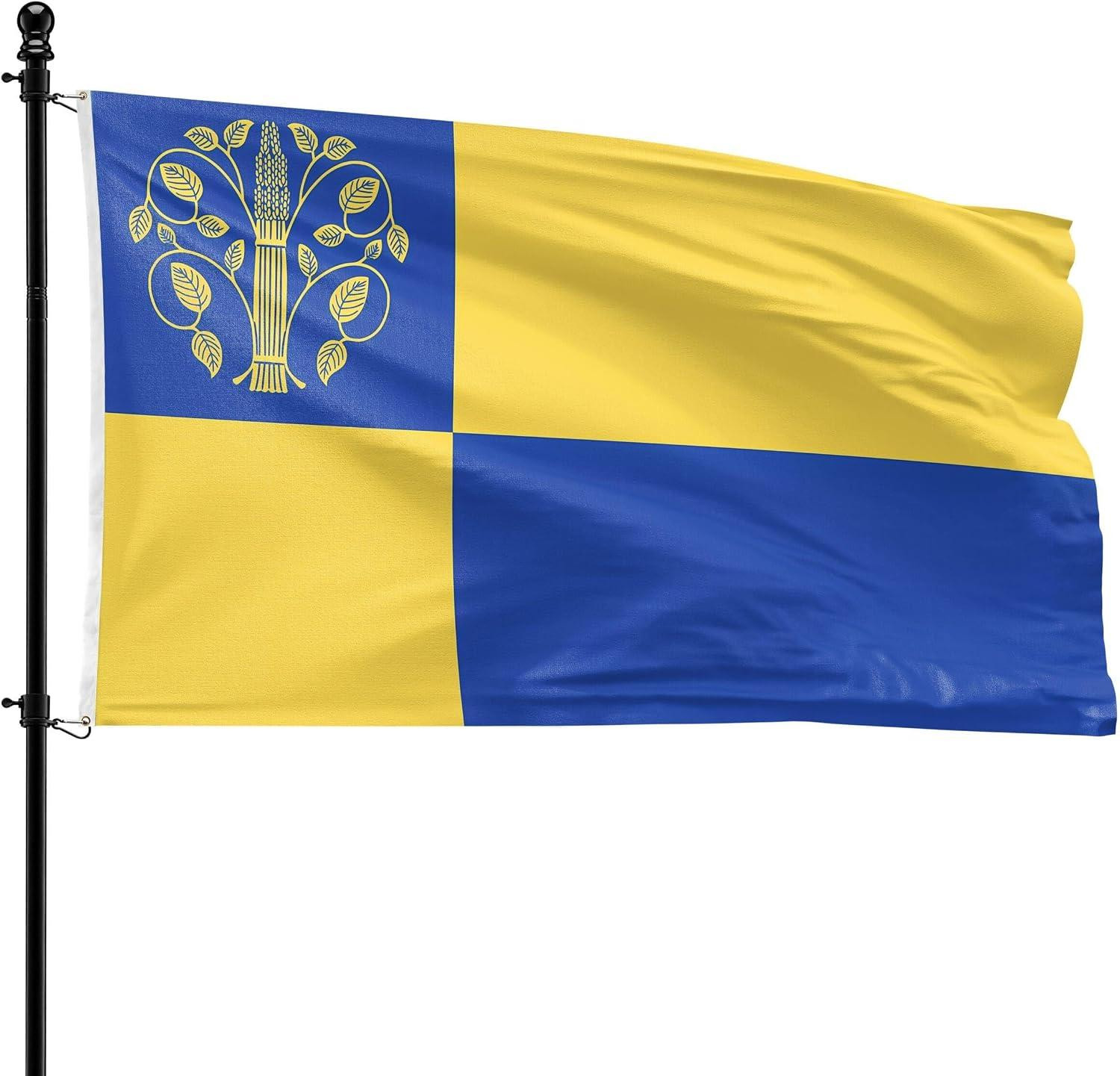 Polyester vlag voor vlaggenmast, 90 x 150 cm