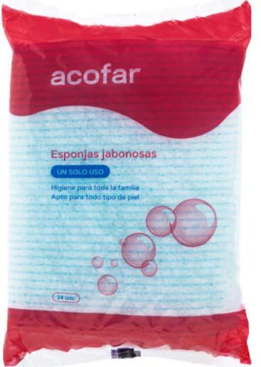 ACOFAR Esponjas Enjabonadas Desechables 24 uds