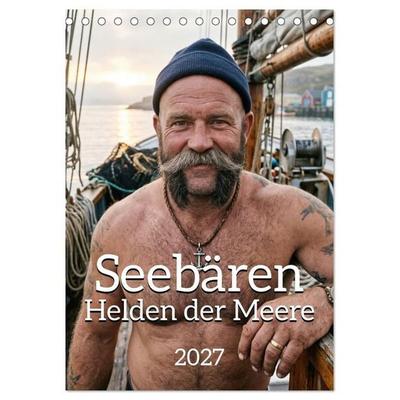 Seebären - Helden der Meere (Tischkalender 2027 DIN A5 hoch), CALVENDO Monatskalender