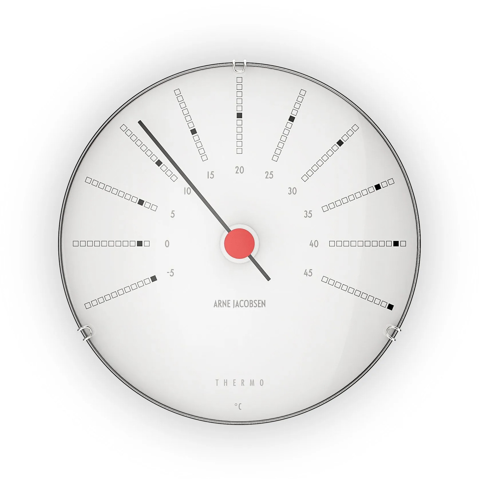 Arne Jacobsen Clocks weerstation en thermometer