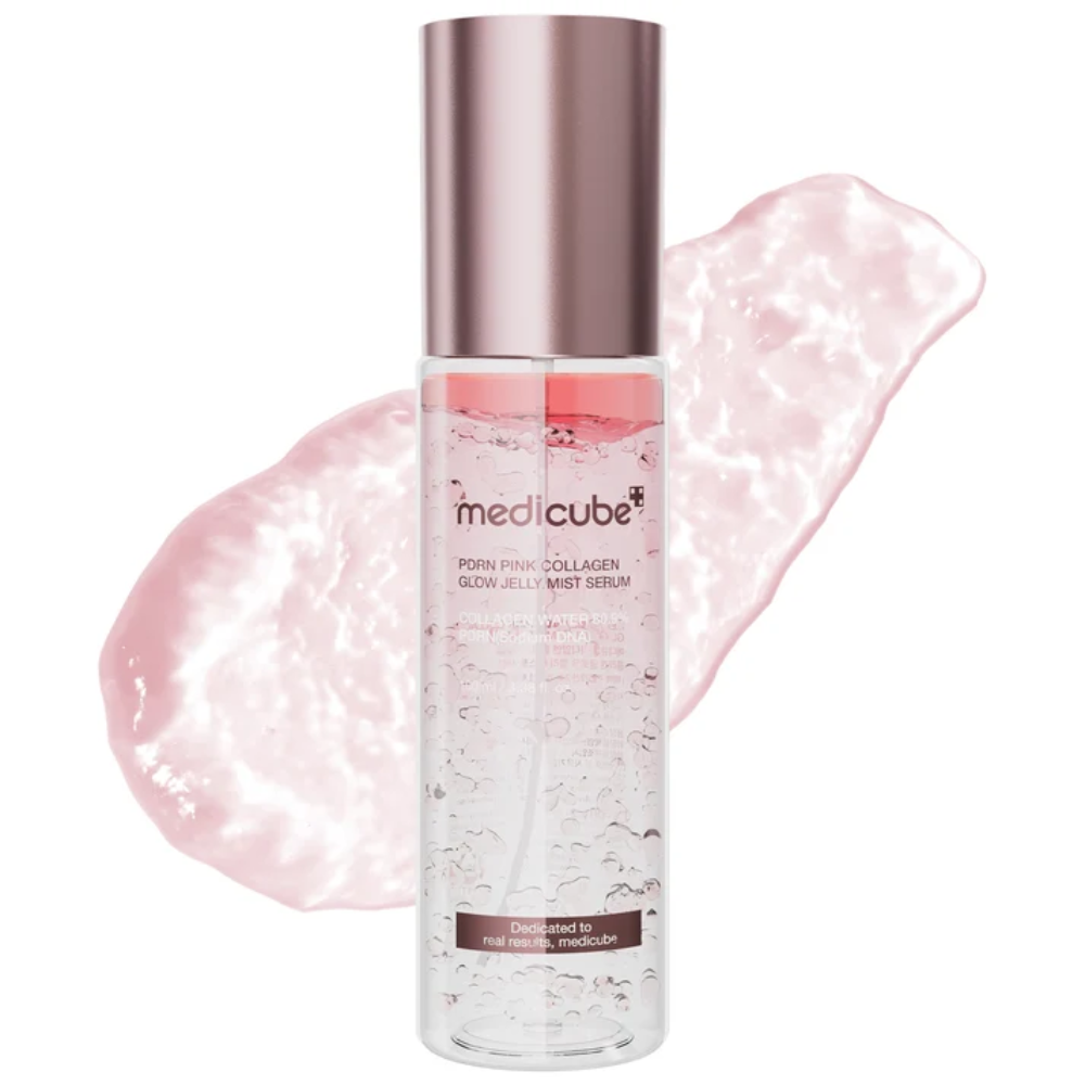 Medicube PDRN Pink Collagen Glow Jelly Face Mist Serum 100mL