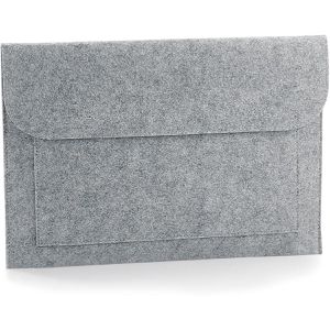 BagBase Laptophülle BG726, bis 15,6 Zoll, Filz, hellgrau