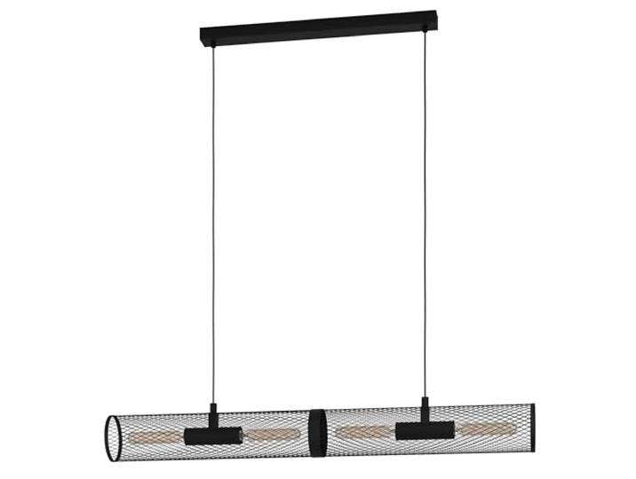 EGLO Hanglamp Redcliffe, 4-lichts pendellamp industrieel