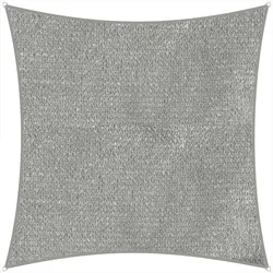 Sonnensegel Teneriffa Quadrat ca.500x0,5x500cm Silberfarben