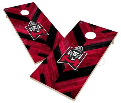Skip's Garage East Stroudsburg University Warriors Cornhole Board Set