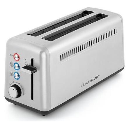 Riviera & Bar riviera&bar Toaster Stainless Steel 2 Slots XL Extralong (QGP480)