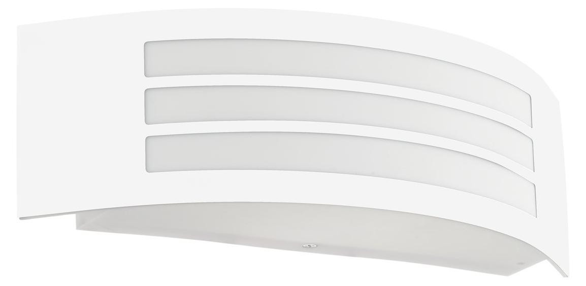 Eglo Leiros Wandlamp, Rechthoekig, Wit, E27, IP44