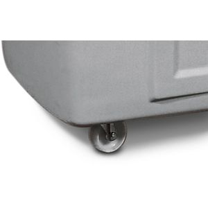 asecos Rollensatz 12498, 4 Rollen, für Streugutbehälter, aus Polyethylen