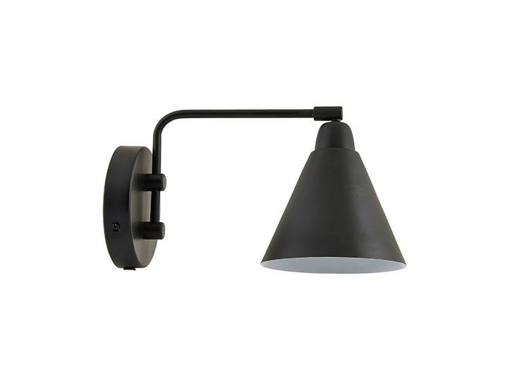 Applique en fer noir, E14, 1 ampoule - House Doctor, Game - 16x32