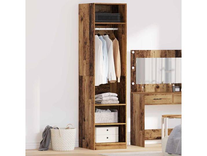 vidaXL Kleiderschrank Altholz 50 x 50 x 200 cm Holzwerkstoff