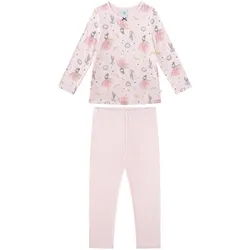 Sanetta Schlafanzug lang Ballerinas, rosa, 104