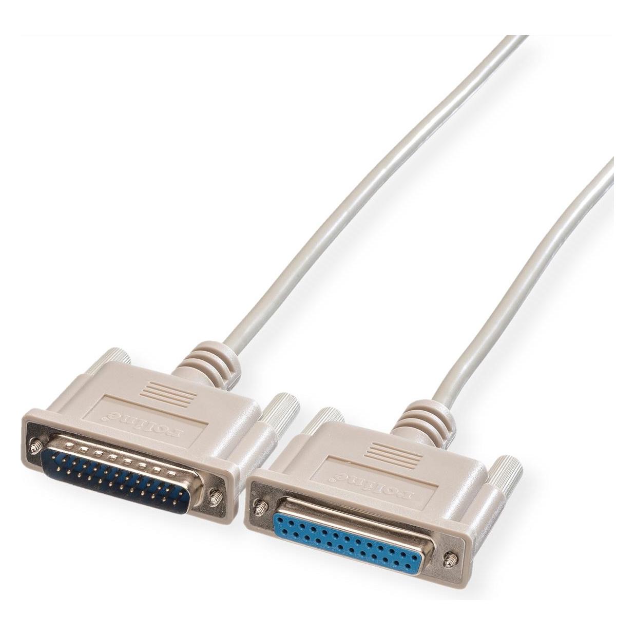 Roline Serielles Kabel, Stecker Sub-D 25 / Buchse Sub-D 25 (3 m, VGA) (11.01.3630)