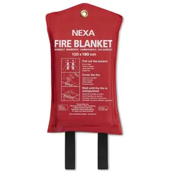Nexa, Brandbekämpfer, FBS-180: silicone-coated fire blanket, 120x180cm, complies w