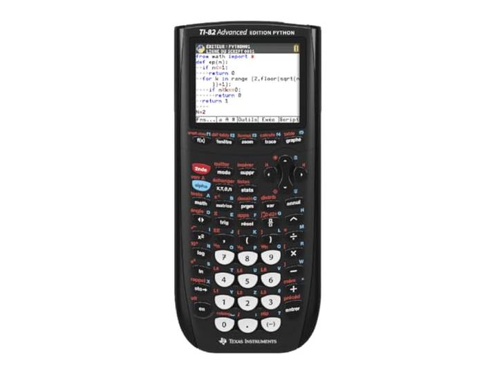 Texas Instruments Calculatrice Graphique TI-82 Advanced Edition Python\, Noir