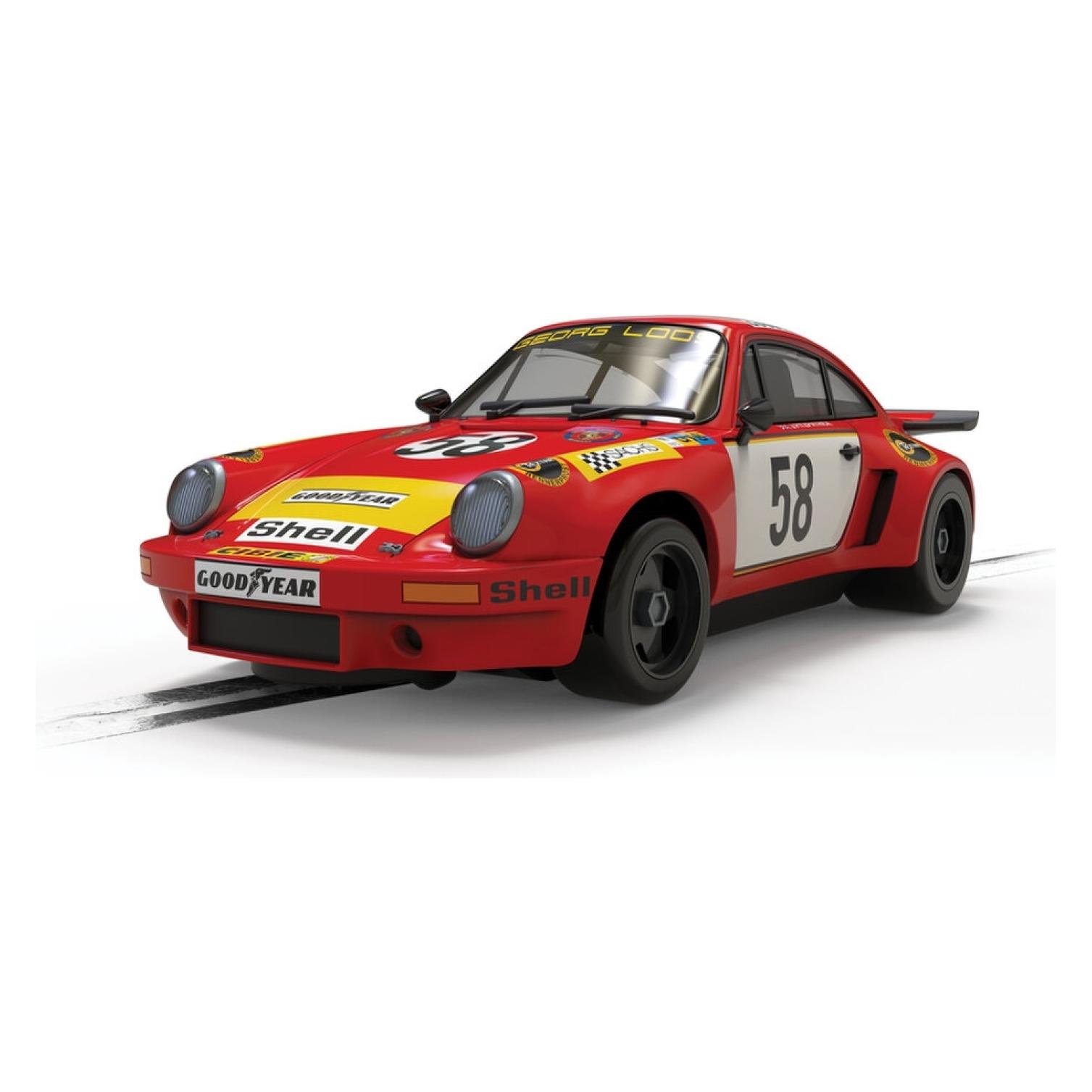 Scalextric Porsche 911 3.0 RSR - Georg Loos Racing - GT Winner 1975 LeMans (C4594)