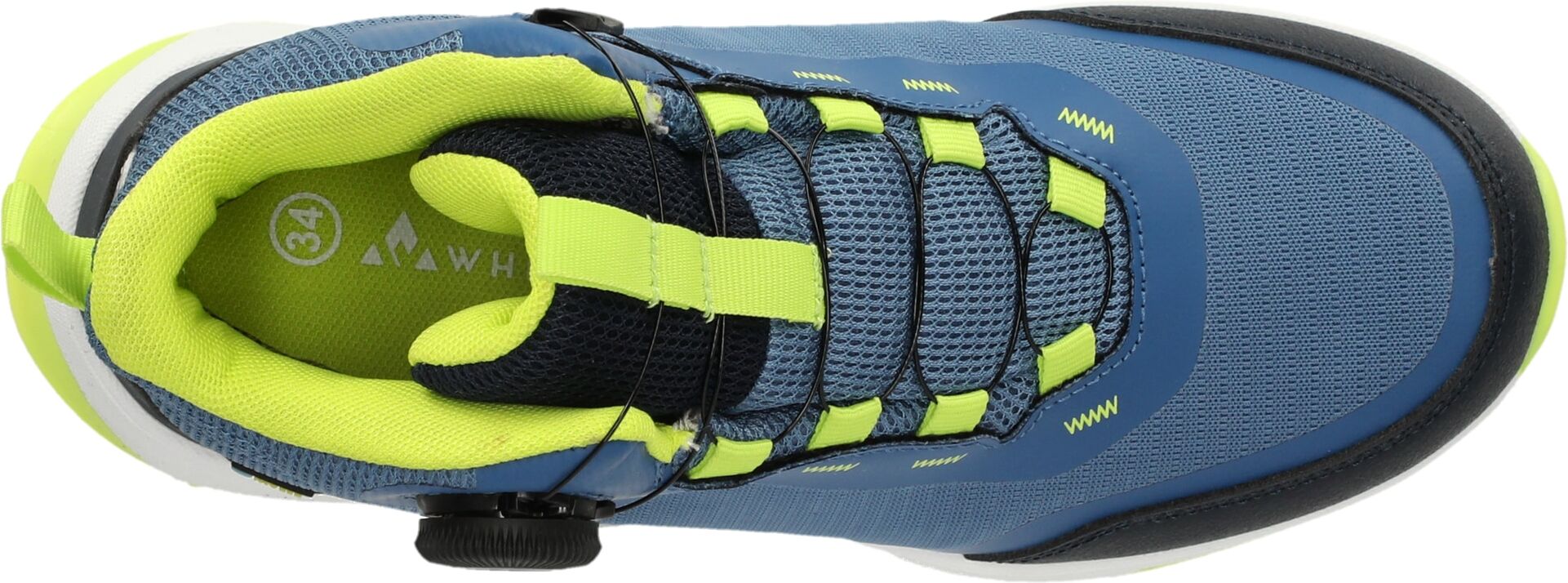 Winterboots WHISTLER "GANGO Q-LOCK KIDS BOOT WP", Jungen, Gr. 38, Synthetik, blau (true blau), Schuhe Winterboots, wasserdicht, mit Schnellverschluss, mit Gummilaufsohle true blau 38, Synthetik