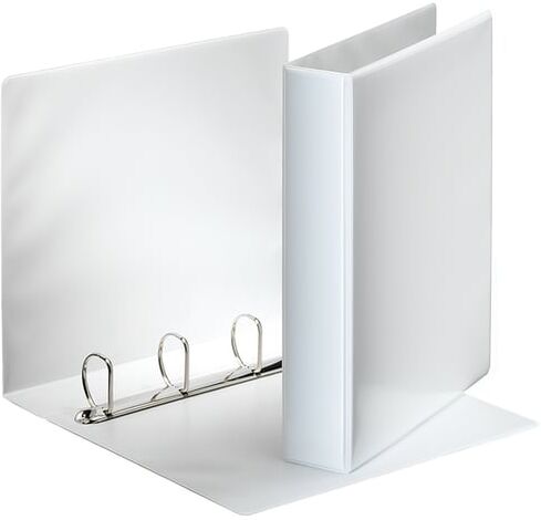 Esselte Panorama pasta de argolas  Pasta com 4 argolas em D   40 mm   branco