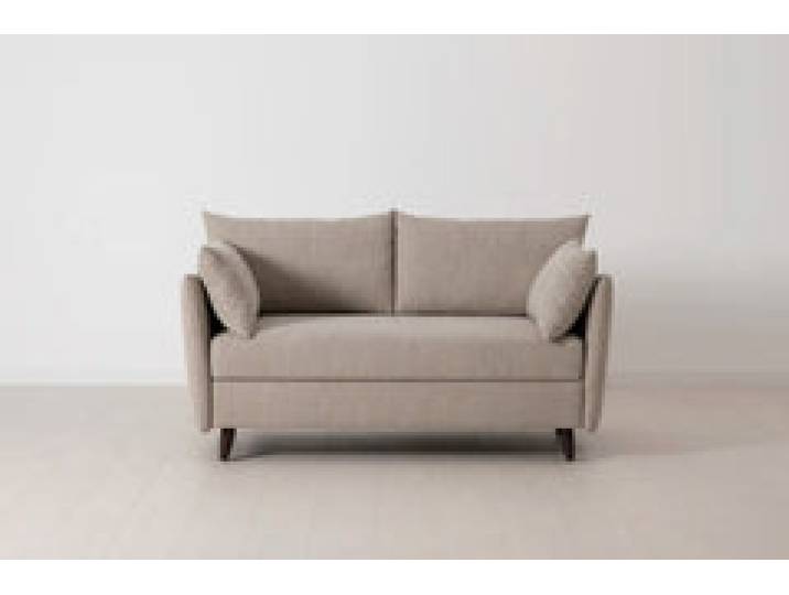 Model 08 Zweisitzer-Schlafsofa , Steingrau