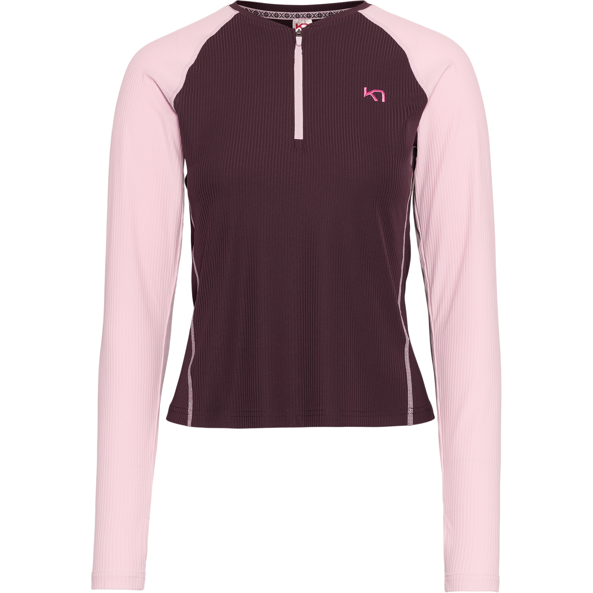 Kari Traa Linnea Damen Longsleeves lila Größe S Trekking Elastisch