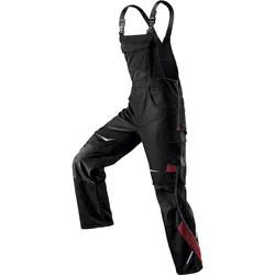Kübler, Arbeitshose, Pulsschlag Latzhose 3324 schwarz/mittelrot Grösse 66 (66)