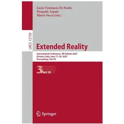 Extended Reality, Fachbücher von Marco Sacco, Lucio Tommaso De Paolis, Pasquale Arpaia