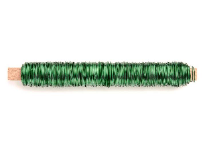 Glorex Wickeldraht Grün 0.5 mm 50 m