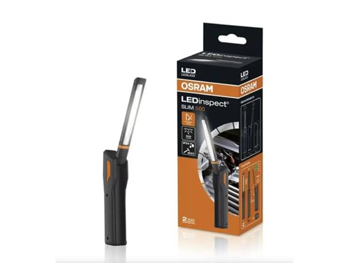OSRAM LEDinspect SLIM500, LED-inspectielamp, 6000K, oplaadbare LED-werklamp, magnetisch, flexibel, incl. haak
