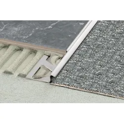 Schlüter Systems RENO-ATK Übergangsprofil Aluminium aluminium Höhe: 10 mm Länge: 2,50 m