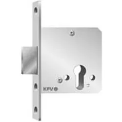 Riegel-Einsteckschloss 211, PZ, D55, F20 x 160ktg, silber