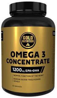 GOLDNUTRITION Omega 3 Concentrate 1200 mg EPA DHA 60 cápsulas