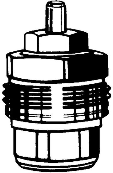 partie supérieure de rechange thermostat Heimeier 2101-02.299 DN 10/15/20, avec préréglage
