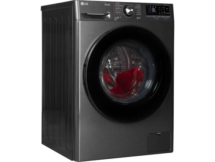 LG Waschmaschine F4WR700Y , Energieeffizienz: A, schwarz, B:60cm H:85cm T:62cm, Waschmaschinen, AI Wash, ThinQ App inkl. Programm-Download, Waschmaschine