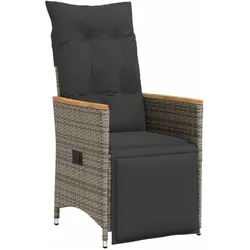 vidaXL, Gartenlounge, Holzborn (Mit Fussablage (Holz))