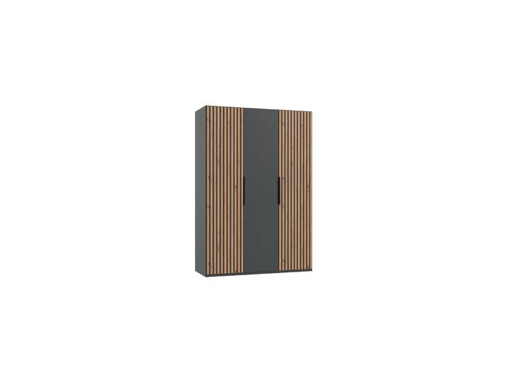 Kleiderschrank Asin Eiche/graphit Holzwerkstoff B 150 cm