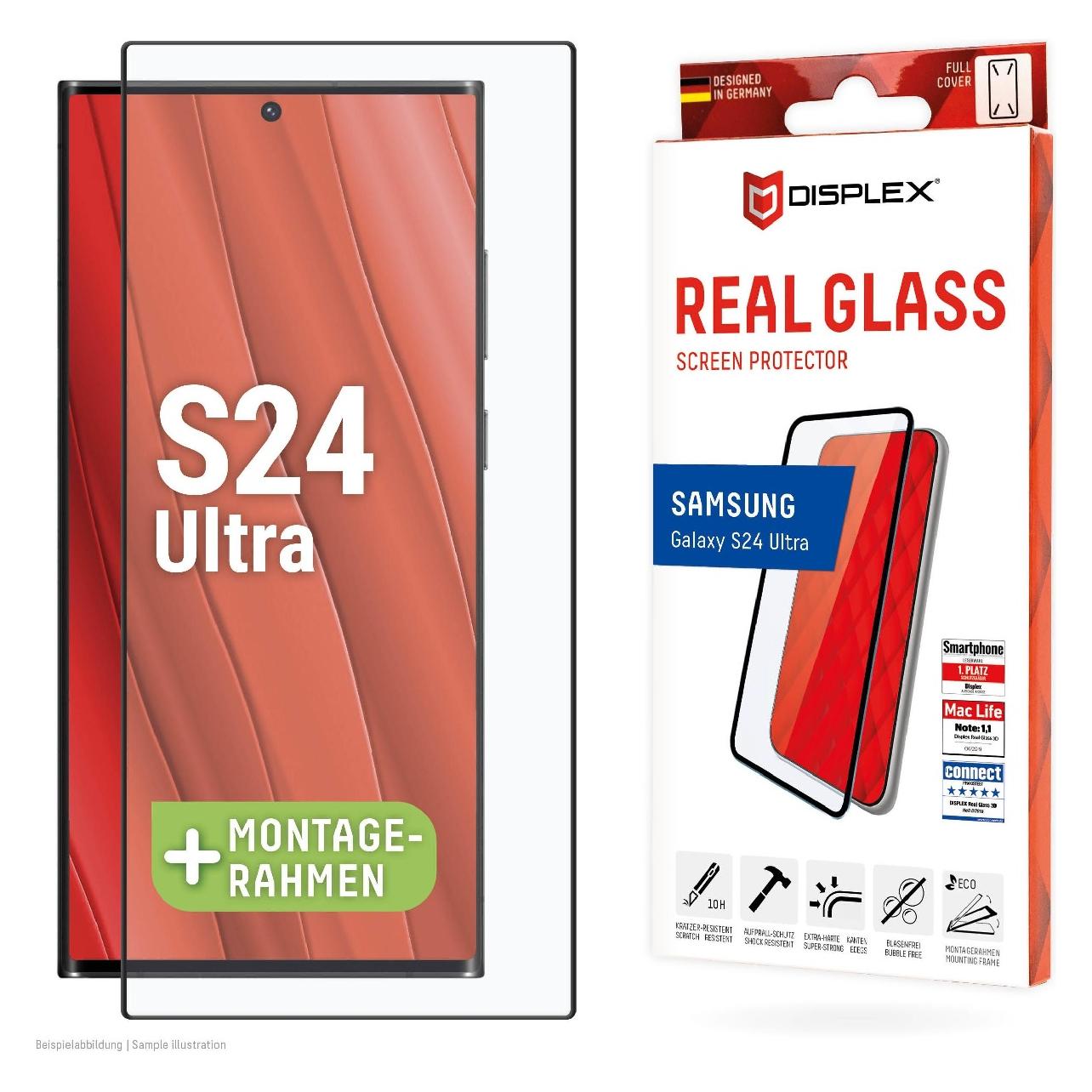 Displex Real Glass, Full Cover Panzerglas (Samsung Galaxy S24 Ultra) (01899)