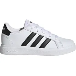 ADIDAS Kinder Halbschuhe Grand Court Lifestyle Tennis Lace-Up, Größe 40 in Weiß Weiß